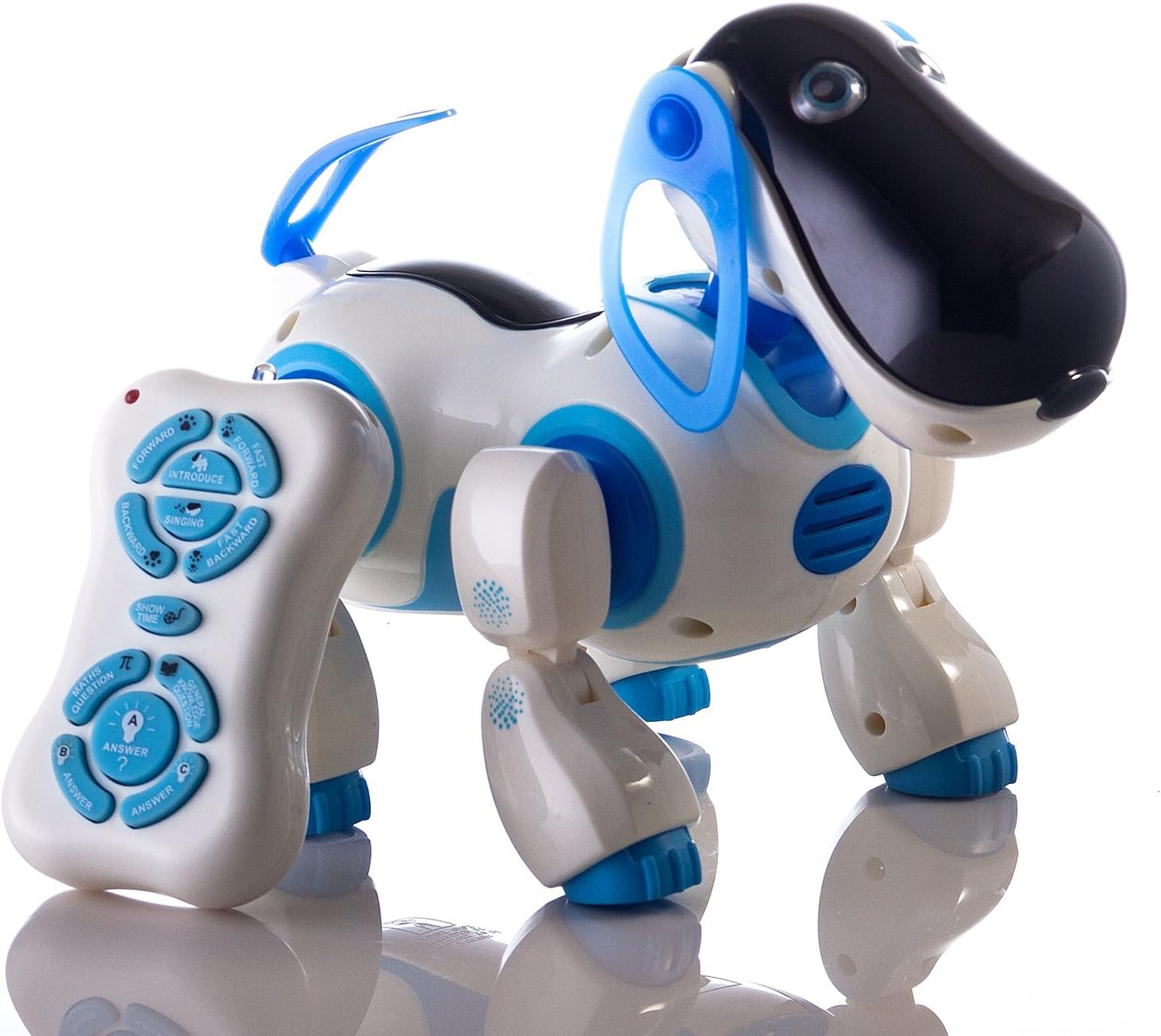Smart Storytelling Robot Dog, Sing Dance Walking Talking Dialogue Cute Pet Toy with Infrared Remote Control