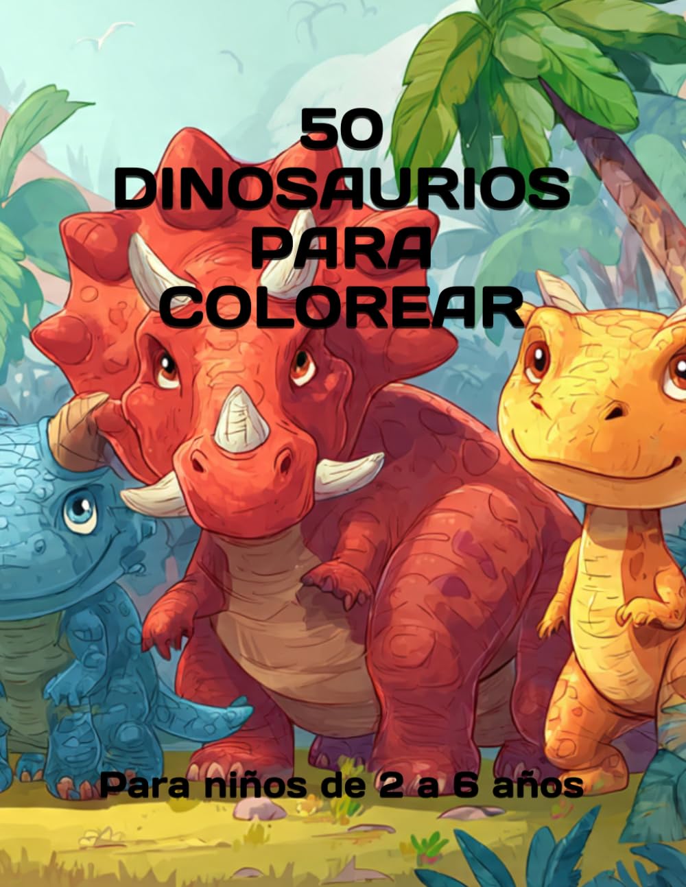 50 DINOSAURIOS PARA COLOREAR