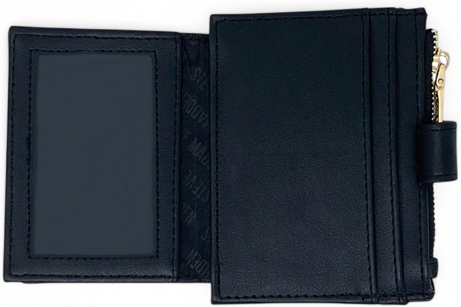 Steve Madden BHayden Wallet (Black Quilted w/ Gold, One Size)