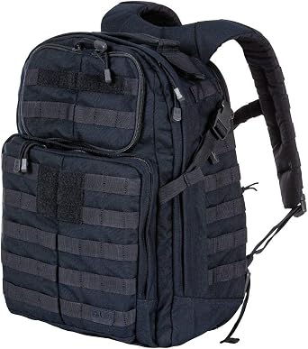 5.11 Tactical RUSH24 Military Backpack Molle Bag Rucksack Pack 37L Medium Style 58601 1 Size Blue
