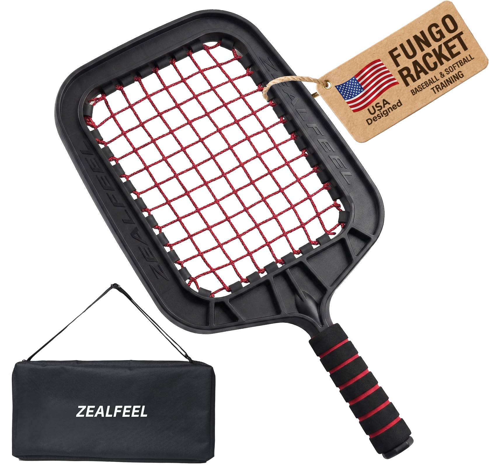 ZEALFEEL Baseball Racket for Fly Balls Pro, 26 OZ Fungo Racket