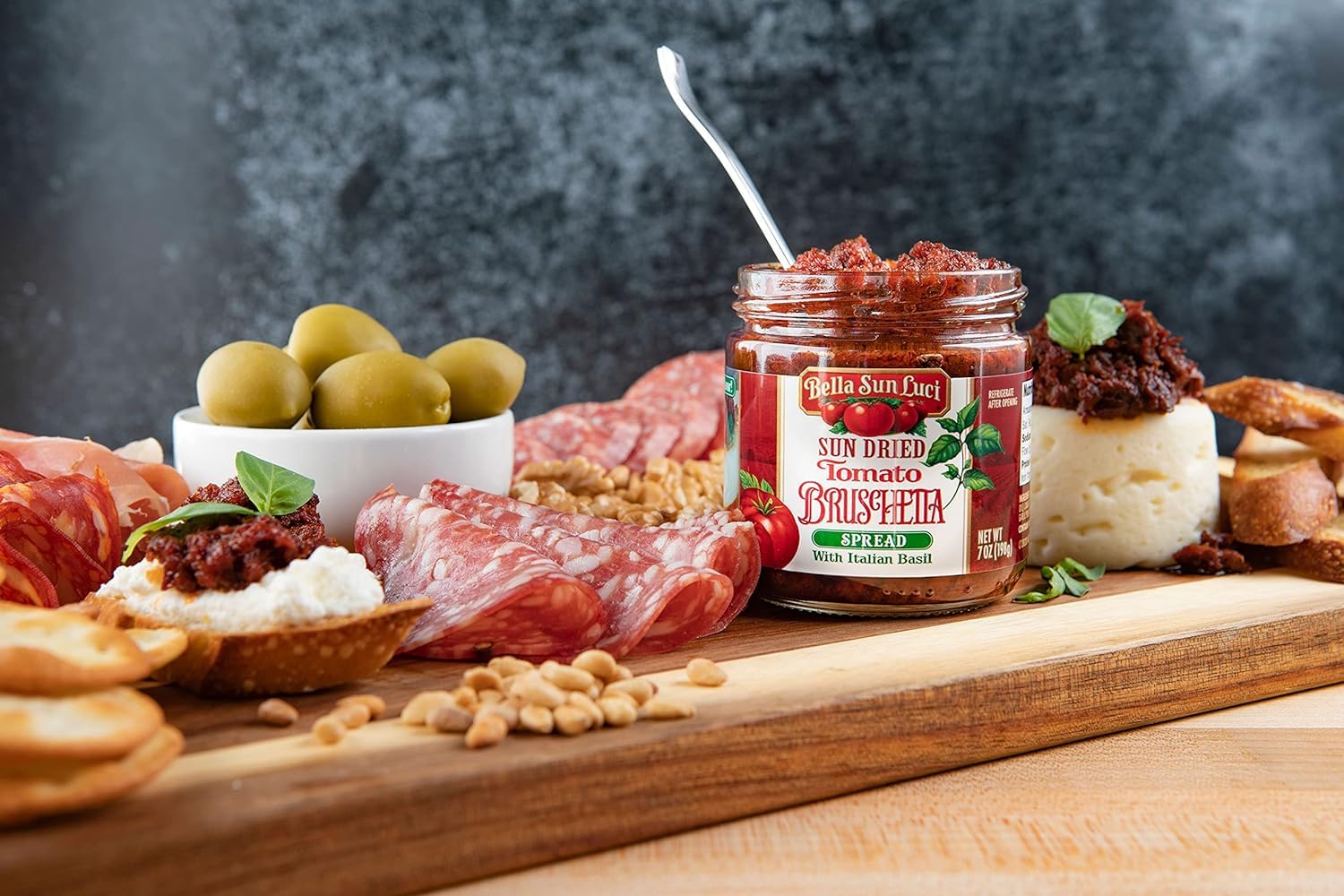 Bella Sun Luci Bruschetta Sun Dried Tomato, Vegan, 7 Ounces (Pack Of 6)