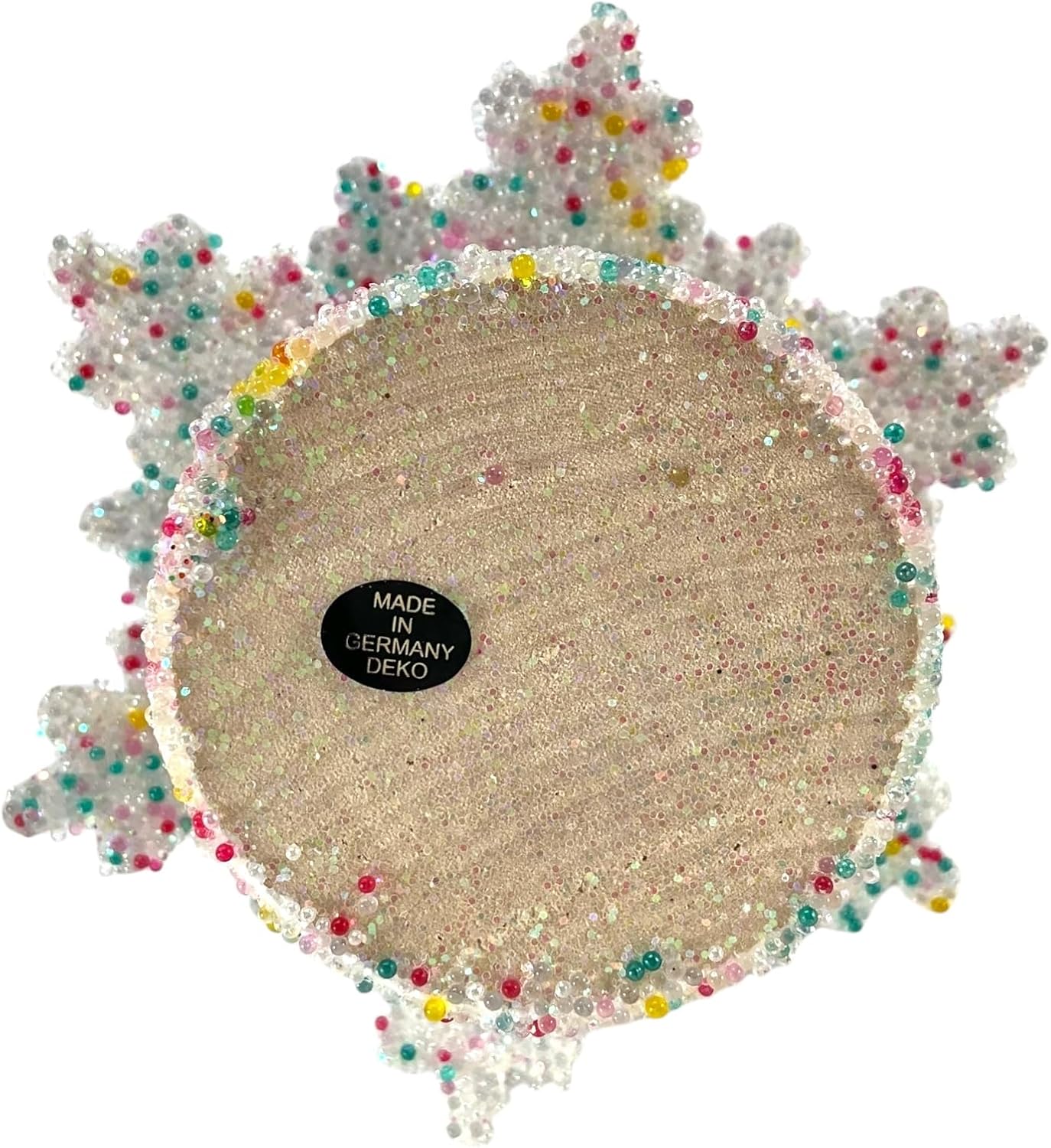 Pinnacle Peak Trading Ino Schaller Confetti Sugarbeads Large German Christmas Tree 12 inch