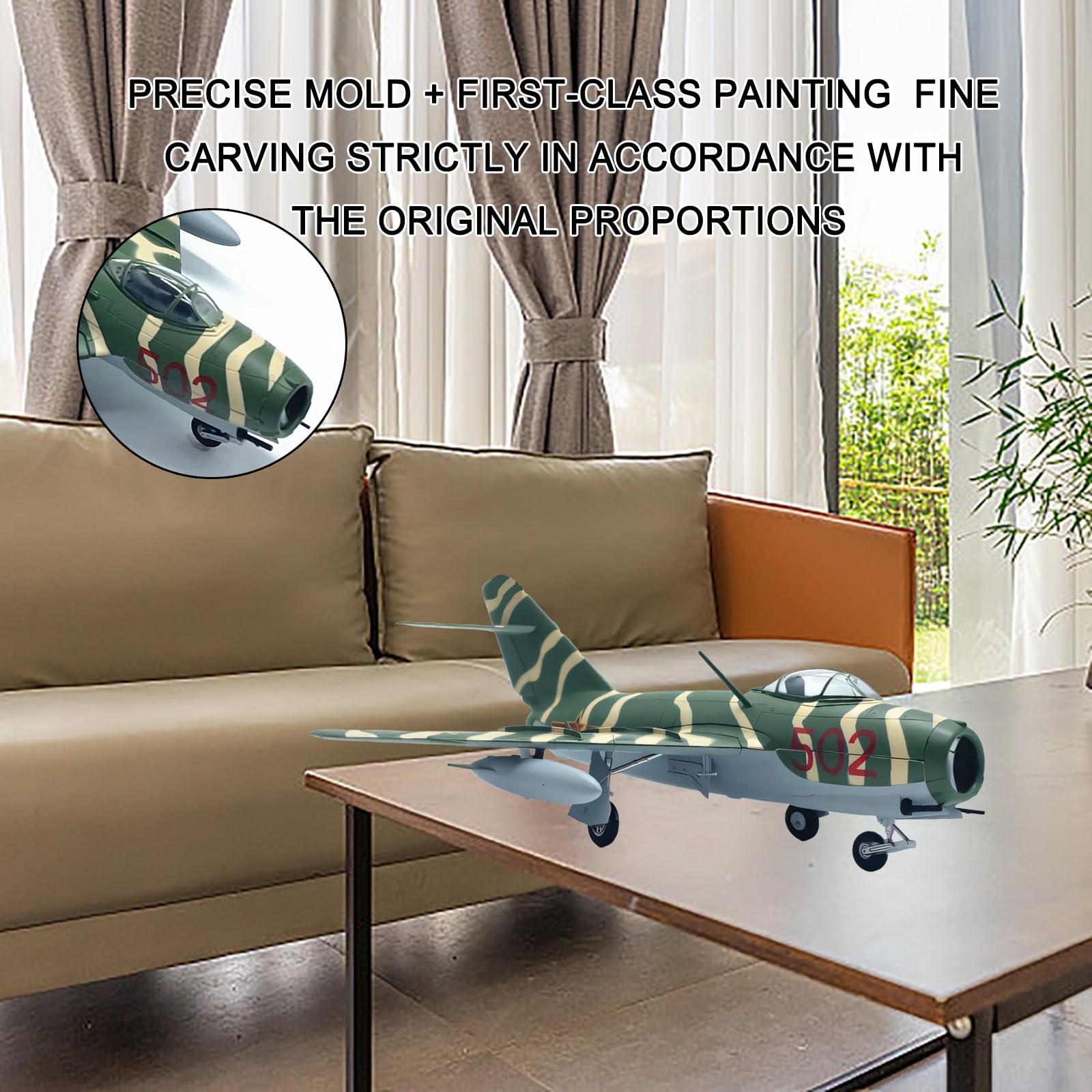 1:72 scala Cina MIG15 metallo pressofuso militare jet combattimento modello pronto display aereo vernice mimetica perfetta decorazione mensola scrivania principianti adulti collezionisti