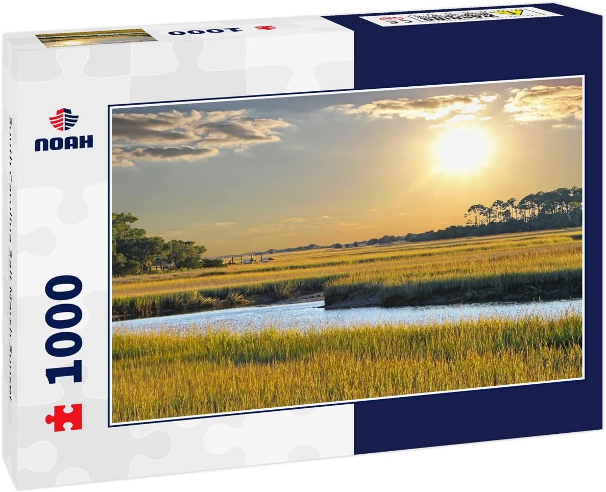 Noah Jigsaw Puzzle South Carolina Salt Marsh Sunset 1000 Pieces