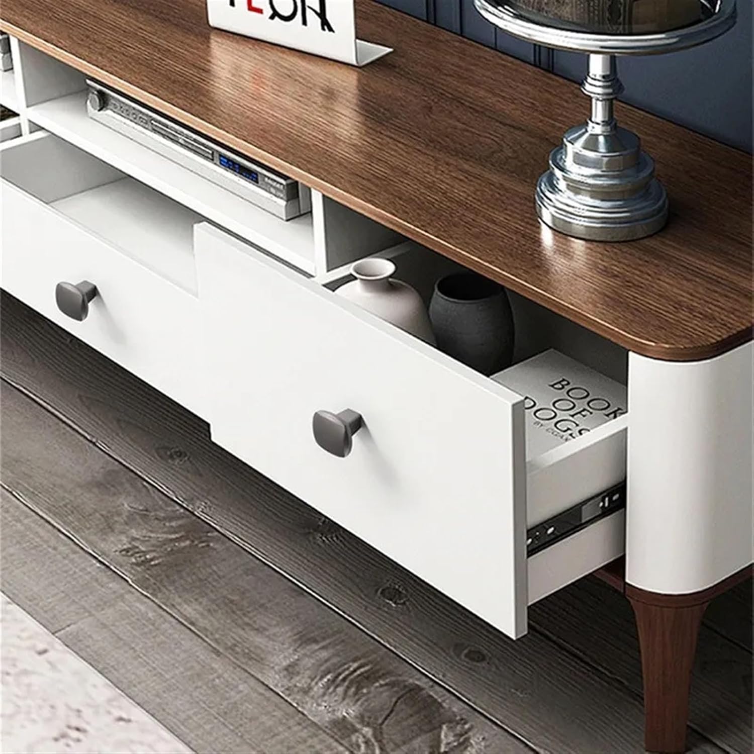 American Light Luxury Door Handles Zinc Alloy Kitchen Cabinet Knobs and Handles Drawer Pulls Furniture Door Hardware 1Pcs (Color : Brushed Copper 160mm)