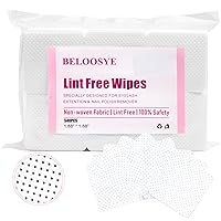 Vista 8 de 540 toallitas de uñas sin pelusas, toallitas con pegamento para extensiones de pestañas, súper absorbentes, suaves y no tejidas, toallitas Rosa