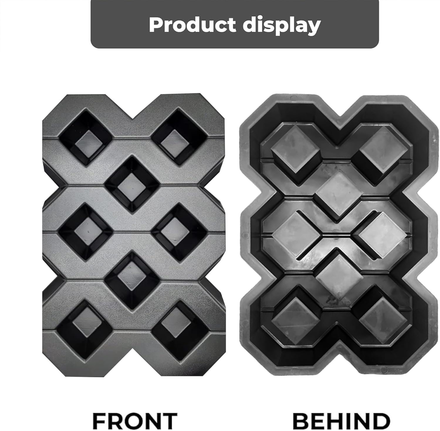 Concrete Grass Pavers Breeze Block Paving Bricks Mold ABS 2mm Parking & Concrete Grass Pavers Breeze Block Paving Bricks Mold ABS 4mm Parking