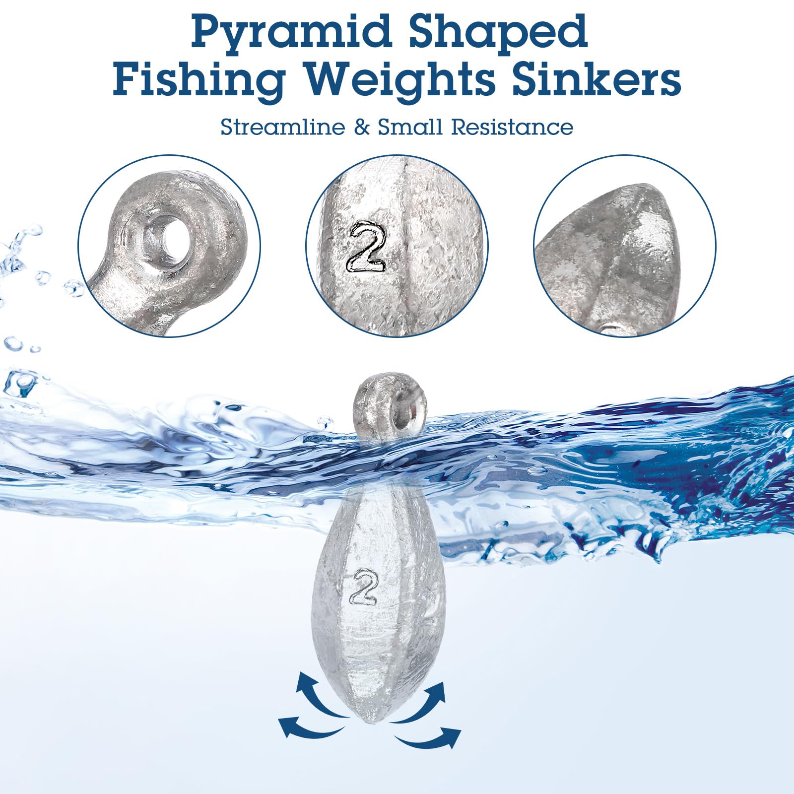 36 piezas de plomos de banco, pesas, pesas, plomos para surf, océano, agua salada, agua dulce, surf, lubina, pesca de gato, aparejos de pesca