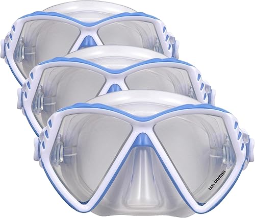 Miniatura 7 de U.S. Divers Regal Jr - Máscara de esnórquel para niños, máscara ajustable de 2 ventanas, ajuste personalizado sin fugas, lente sin niebla resistente