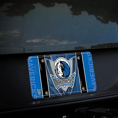 Miniatura 109 de Rico Industries Etiqueta de metal de baloncesto de la NBA de 6 x 12 pulgadas, ideal para camiones/coches/SUV