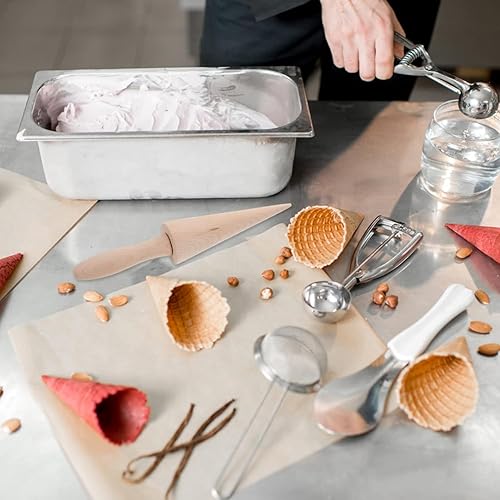 Miniatura 4 de Jerliflyer Molde de rodillo de pizzela, cono de madera gofres helado cono pizza pastelería herramienta de moldeo