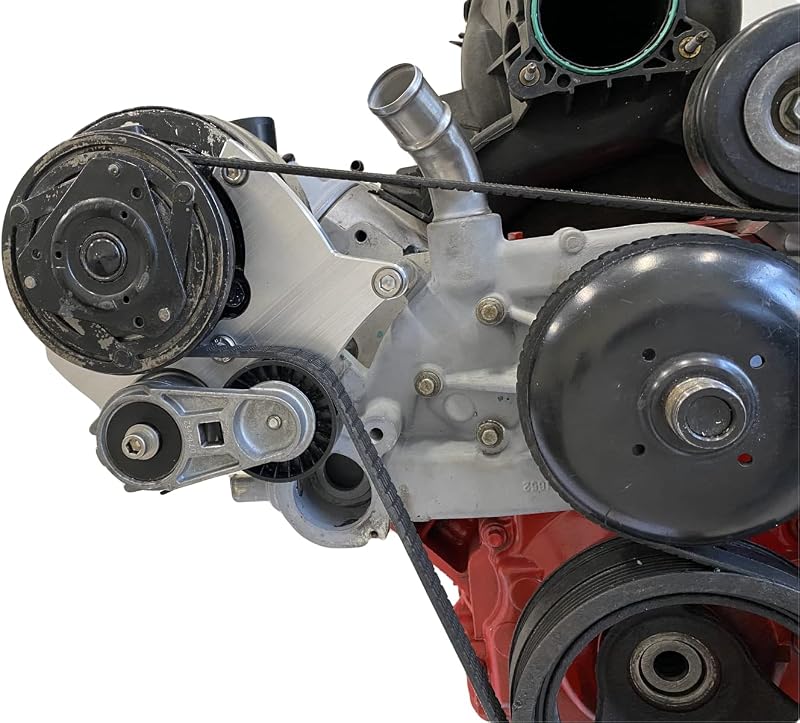 Suporte de montagem do compressor de ar-condicionado LS R4 BuliBoao para motores Vortec e blocos LSX – 1 unidade