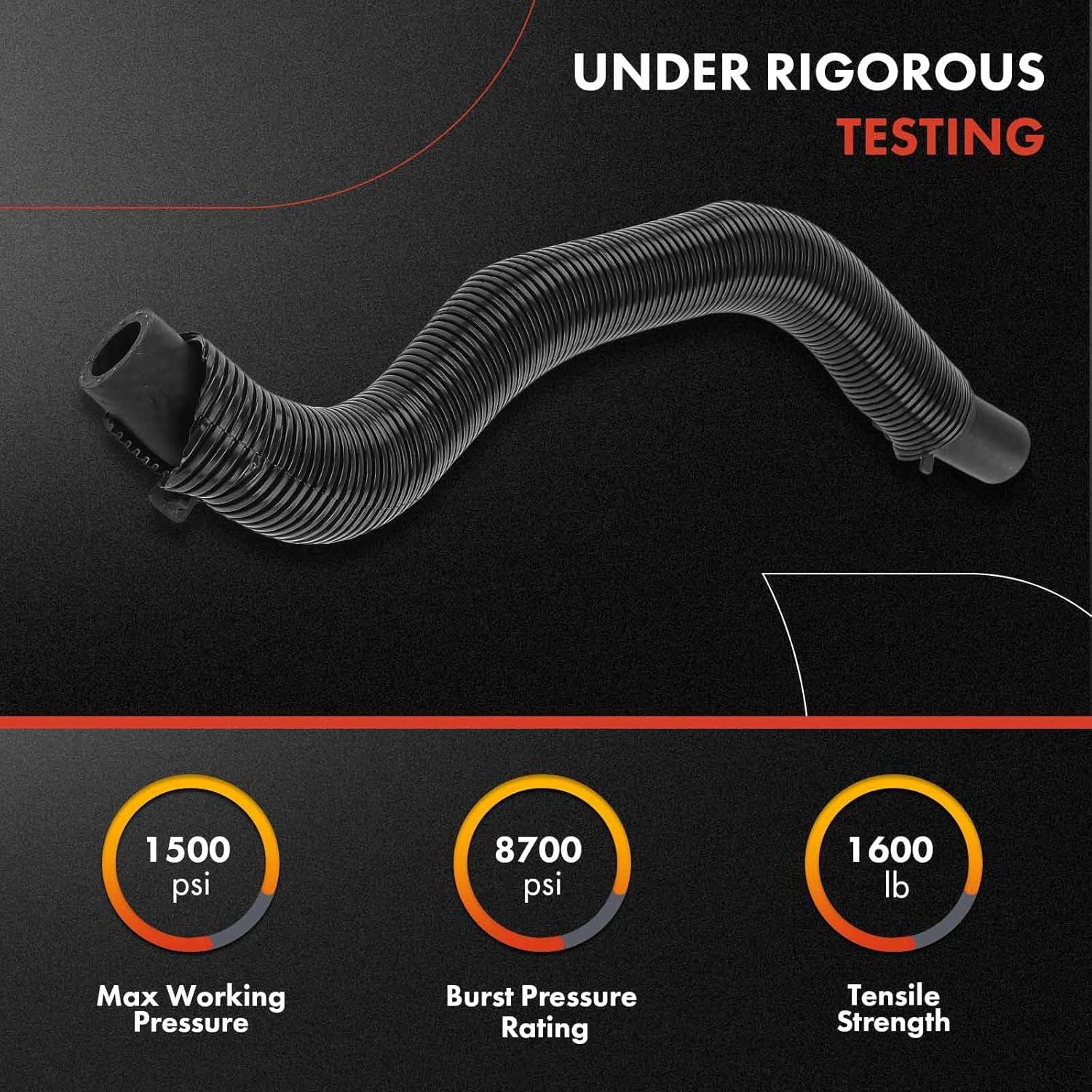 A-Premium Power Steering Reservoir Hose Line Assembly Compatible with Ford F-250 Super Duty, F-350 Super Duty 2017 2018 2019, 6.2L, Reservoir to Pump