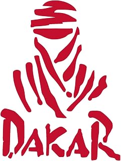 Dakar Vinyl Sticker Decal (3" x 4", Real Red)