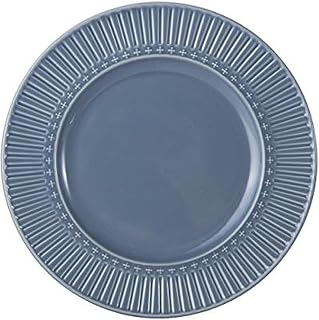 Italian Countryside Salad Plate, Fluted Blue