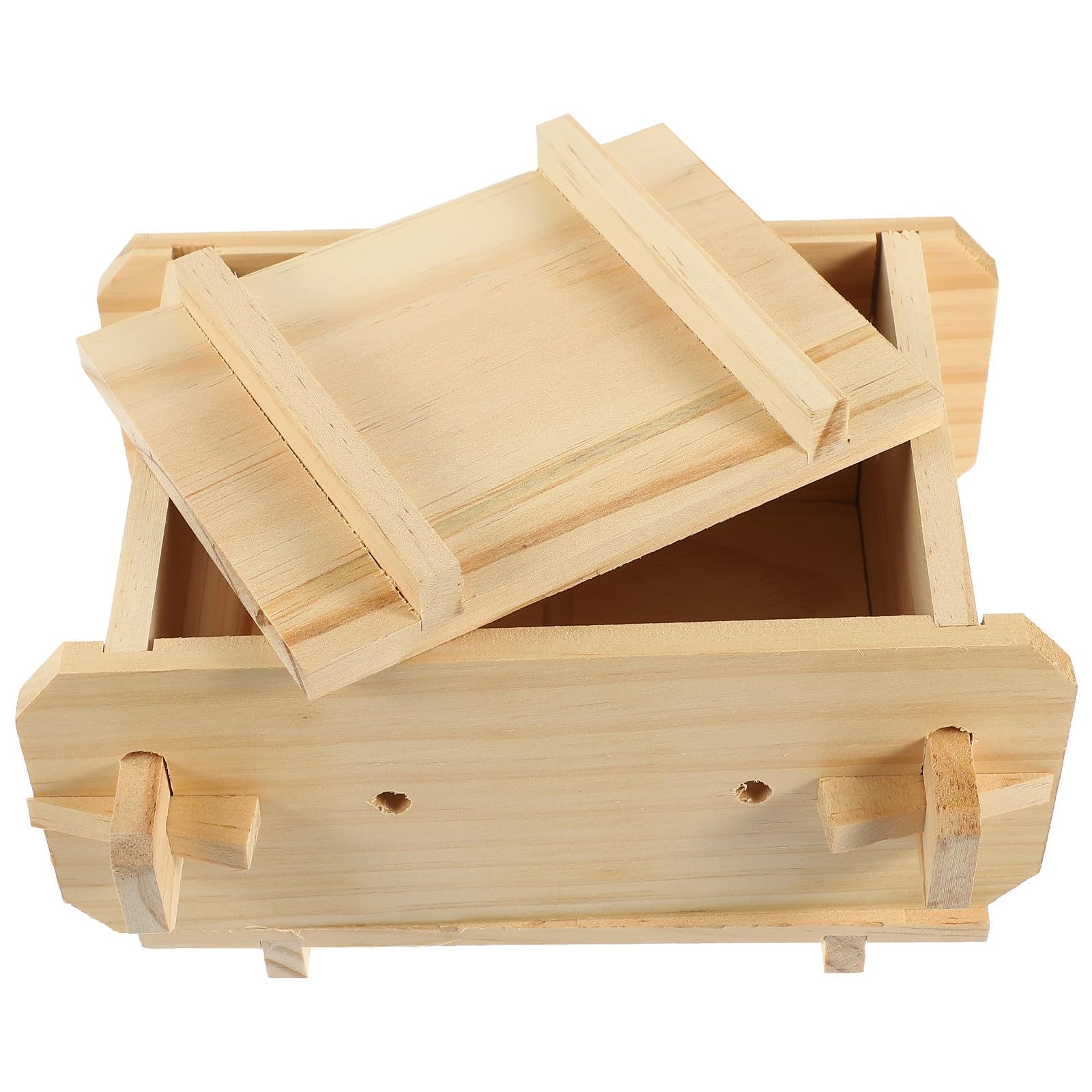 Tofu Maison 16X12X9 CM presse en bois et moule de pressage traditionnel
