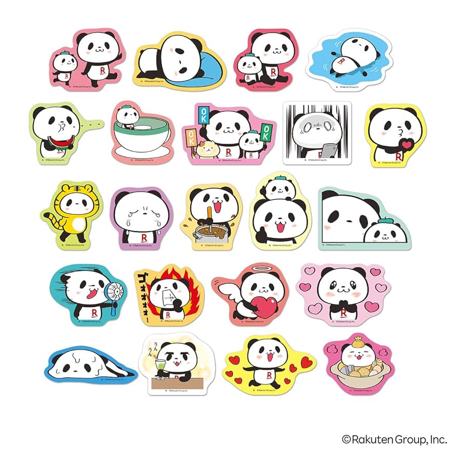 お買いものパンダ グッズ まとめ売り ５点セット 本、ステッカー２種類 Amazon | バンダイ (BANDAI)お買いものパンダ ダイカット