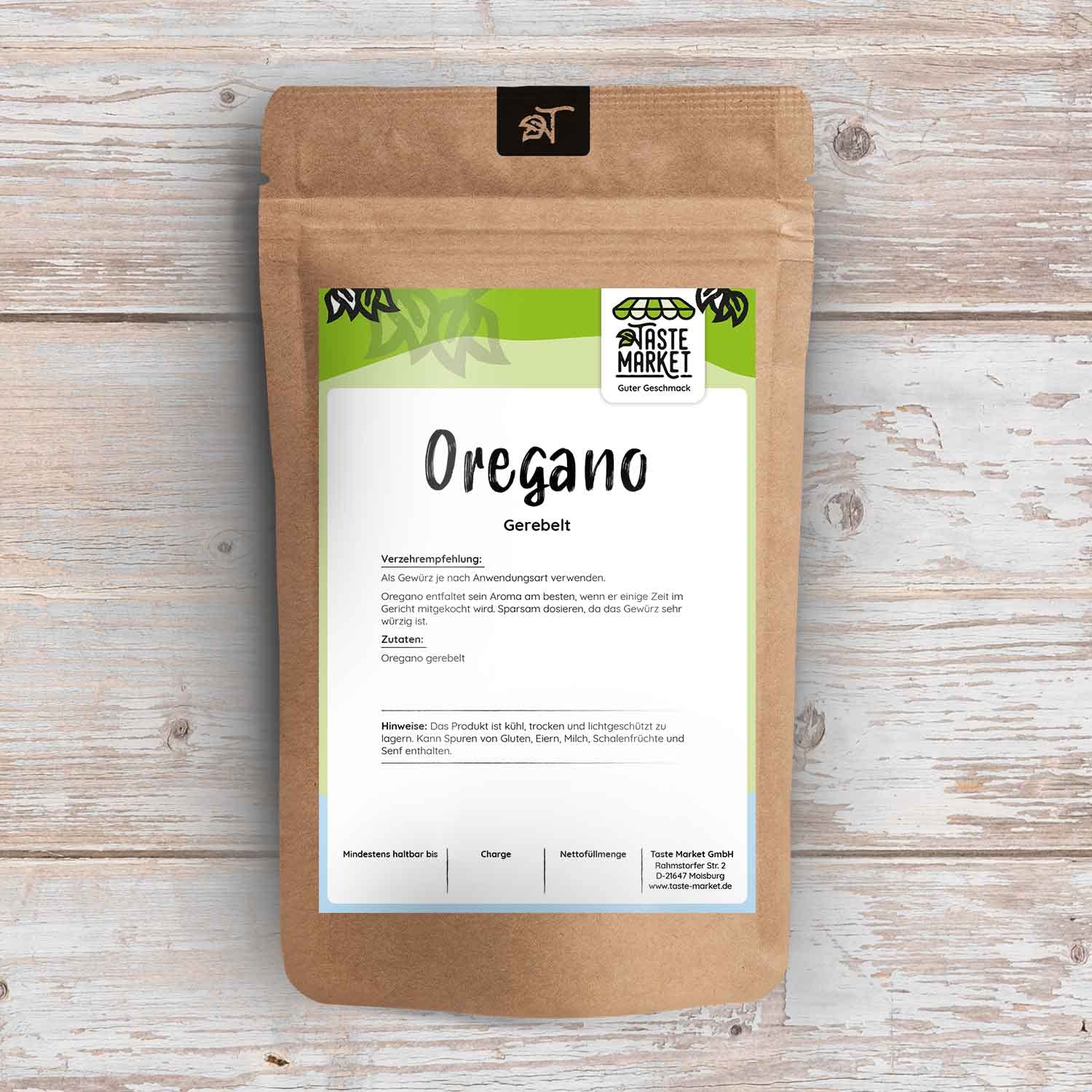 10 kg Oregano gerebelt | Gewürz | TOP Geschmack | TASTE MARKET