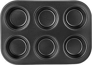 Sponsored Ad - Nonstick Muffin Pan, 1 Piece Beasea Carbon Steel Cupcake Pan, 6 Cup, Bakeware Set Cupcake Baking Pan for Ov...