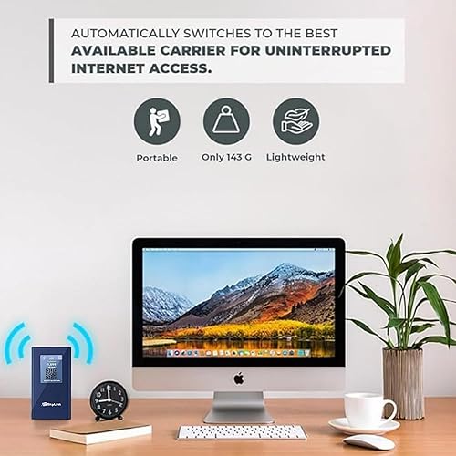 Miniatura 8 de Forward Wireless 4G LTE Mobile Hotspot  WiFi portátil y enrutador de viaje para Estados Unidos y más de 140 países, sin SIM (red inteligente global