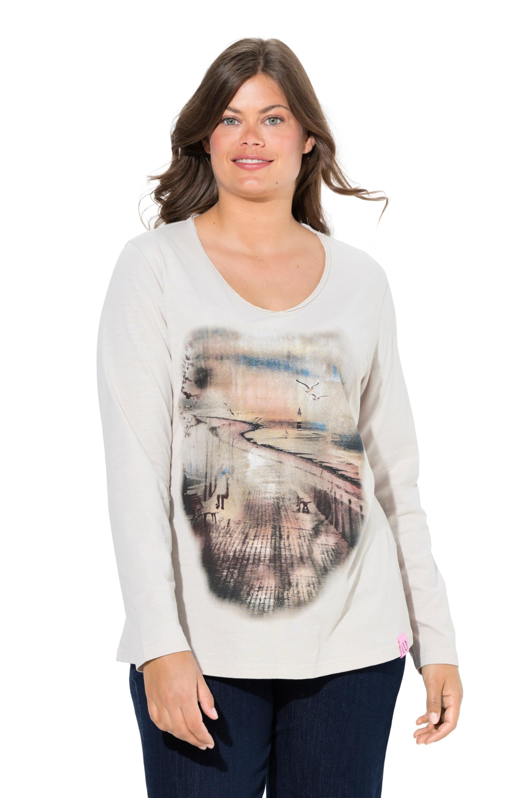 Laurasøn Shirt, Langarm, V-Ausschnitt Oeko-TEX MIG 841511