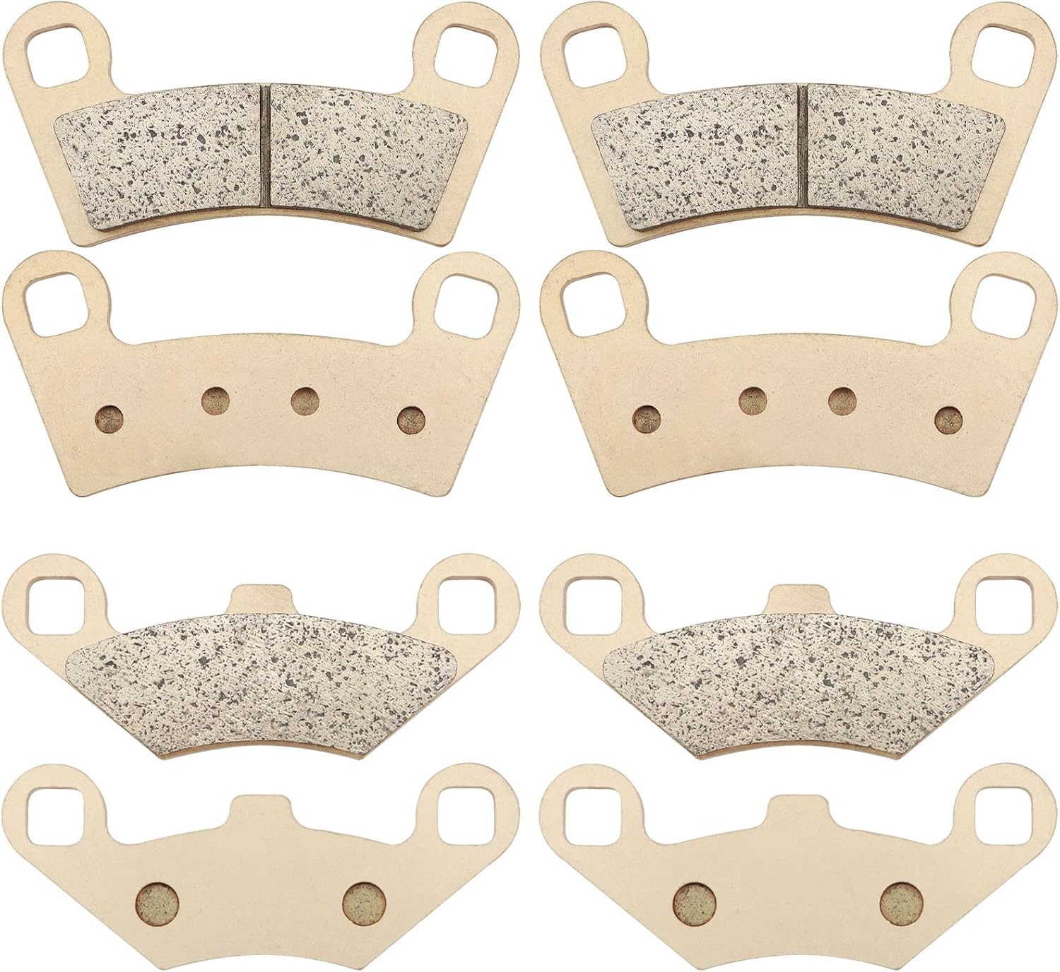 Sintered Front Rear Brake Pads for Polaris RZR 800 2008-2014 RZR 800S S-800 2009-2014 RZR 570 S-570 2012-2015