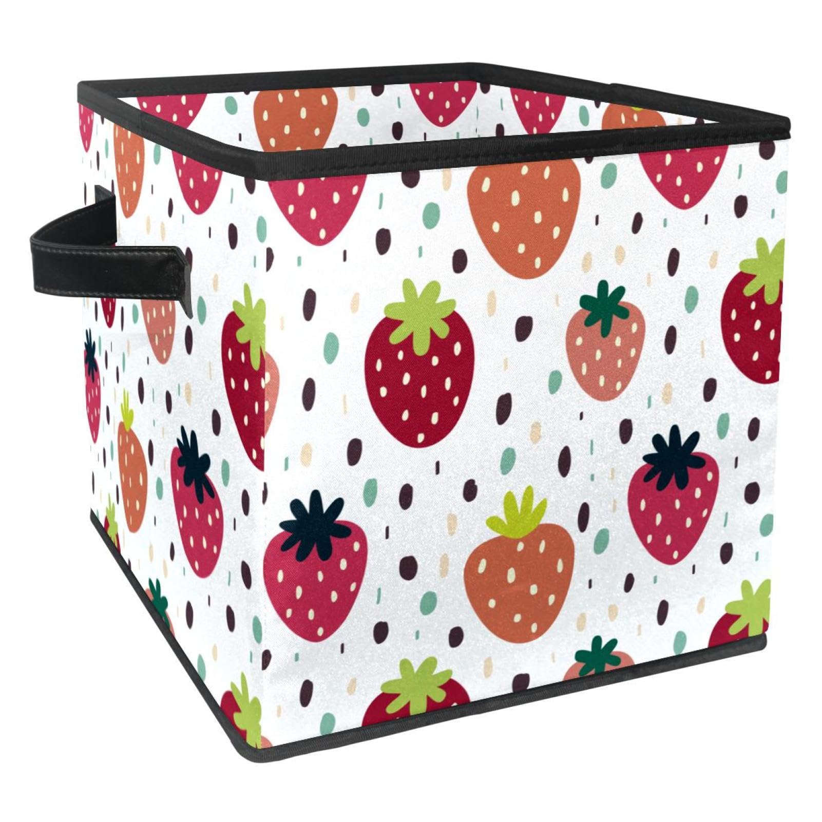 Organiseur et bacs de rangement en tissu pliables motif pluie d'été pour placard