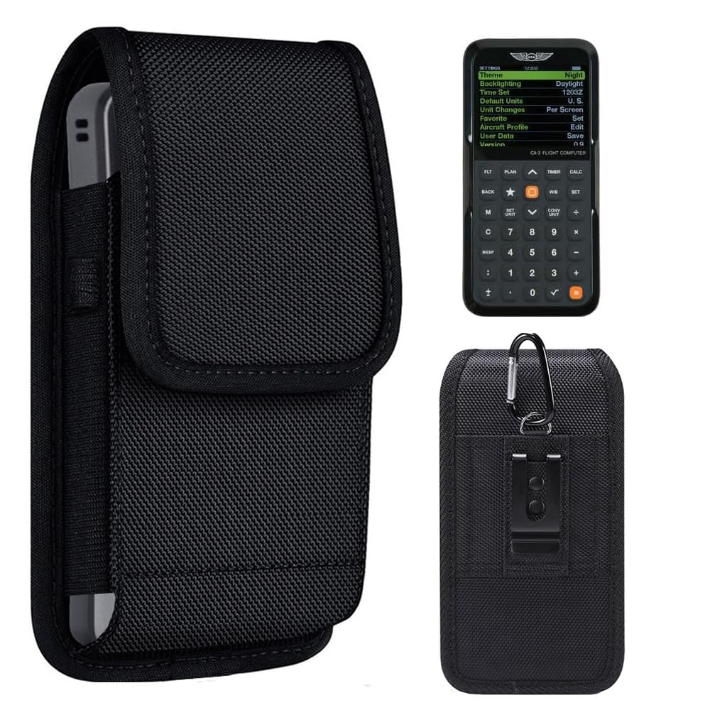 for ASA CX-3 Flight Computer/Sporty's Electronic E6B Case -Black