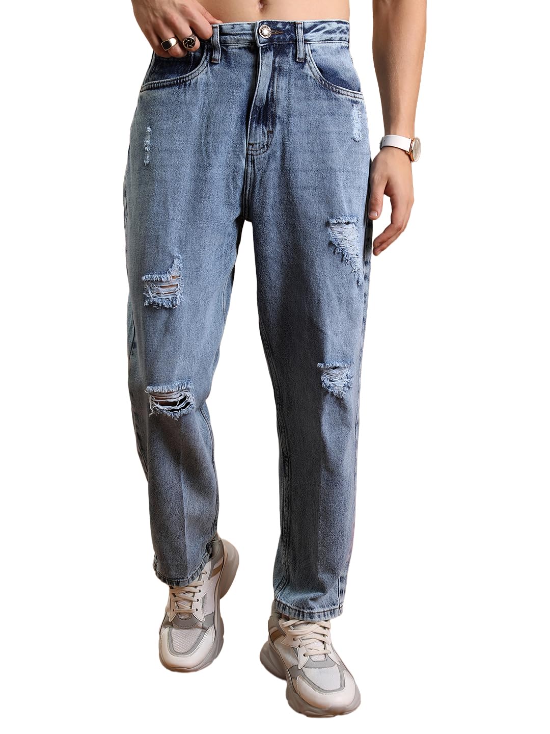 highlander Men's Loose Jeans-picture-38