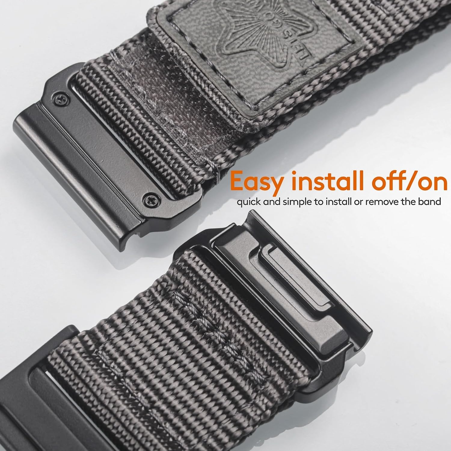 Compatible With Garmin Watch Band, Nylon Watch Band Sports Strap For Fēnix/Instinct/Tactix/Vivoactive/Approach/MARQ/Quatix/D2/Forerunner/Enduro,20/22/26MM Garmin Watch Wrist Band