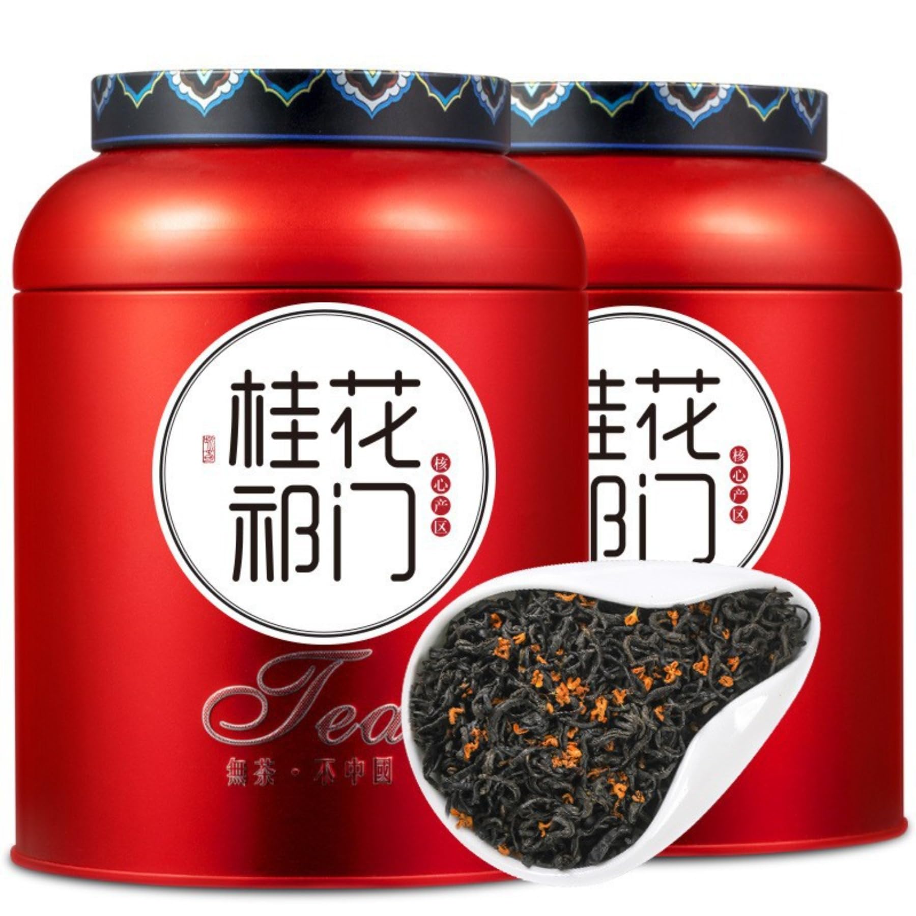 Klasyczna Chińska Czarna Herbata - 500g / 17,64 Uncji Osmanthus Keemun Czarna Herbata - Luźna Herbata Liściasta