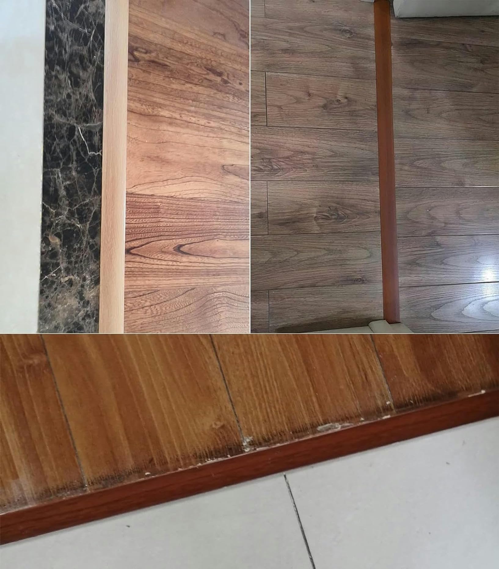 Listwa przejściowa, rustykalne aluminium do formowania T, gładki próg do cięcia dywanów i twardego drewna do płytek