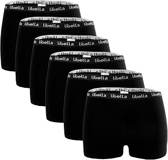 Libella? 6 Pack,Panties Boxershorts Shorts Women's Hipsters Underpants Underwear Set Cotton 3407