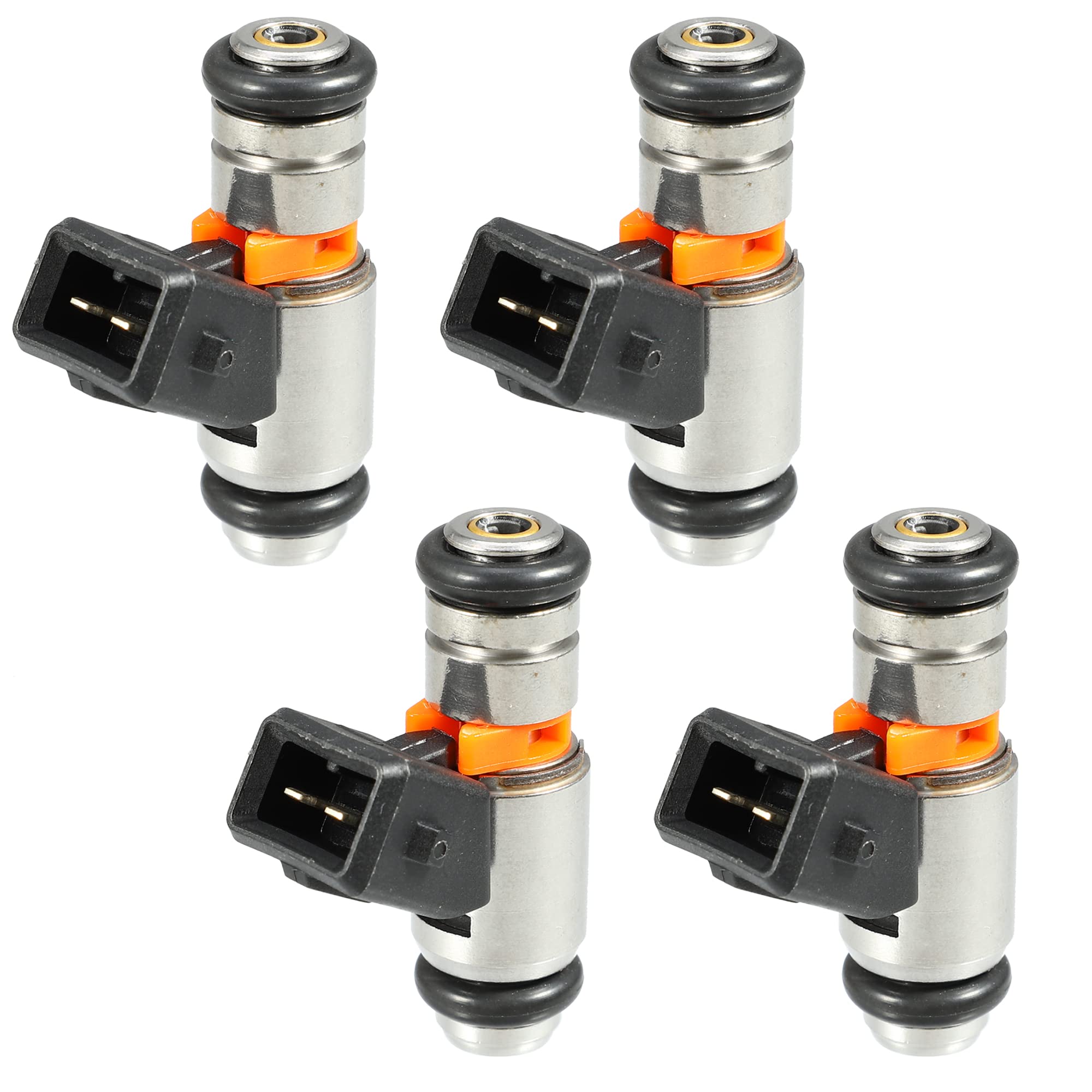 A ABSOPRO Injecteur De Carburant Pour Ford Ka Hatchback 1,6L 96-08 4Pcs | Pour Ford StreetKA Cabriolet 1.6L 03-05, Métal Et Plastique, Dimension 47.5X32X19.5mm, OE IWP127 1221551 2N1U9F593JA