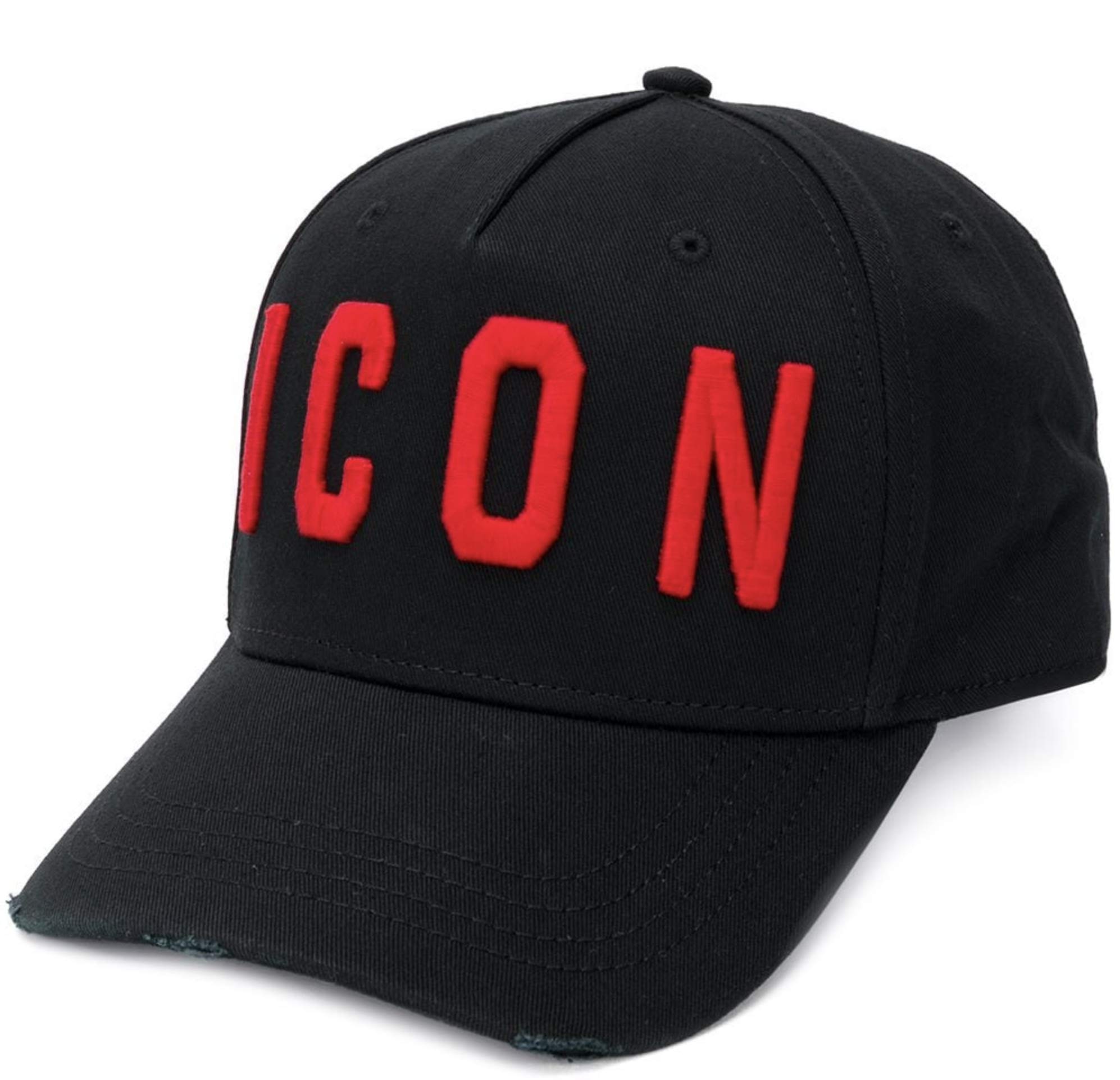DSQUARED2 Icon Czapka z Daszkiem Kappe Baseball Cap Czapka Baseballowa Czapka Czerwono-Czarna Unisex DSQUARED2 Icon Czapka z Daszkiem Kappe Baseball Cap Czapka Baseballowa Czapka Czerwono-Czarna