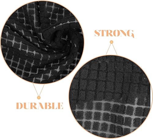 Miniatura 9 de VOSAREA Fundas para silla de escritorio de oficina, funda para reposacabezas de silla de computadora, funda elástica de repuesto para muebles, funda