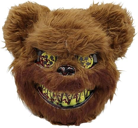 Amazon Co Jp Fei アニマルマスクウサギ 血まみれ お面 かぶりもの リアル マスク 動物 コスチューム 道具 パーティーグッズ ネタ 学園祭 夏祭り仮面 お化け屋敷 コスプレ ハロウィン おもしろ 仮装 マスク 茶クマ ホビー