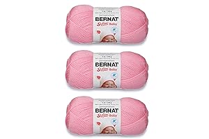 Bernat Satin Baby Perfect Pretty Pink Yarn 3 Pack