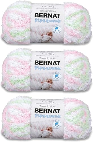 Miniatura 2 de Bernat Pipsqueak Sittin Pretty - Ovillo de lana  3.5 oz  Poliéster  5 voluminosos  101 yardas  Tejido, ganchillo y manualidades