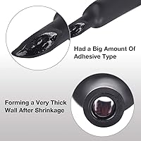 Vista 3 de XHF Tubo termorretráctil blanco impermeable de 1/4 de pulgada 3:1 con certificación UL, 20 pies, cable de alambre de grado marino, sellado