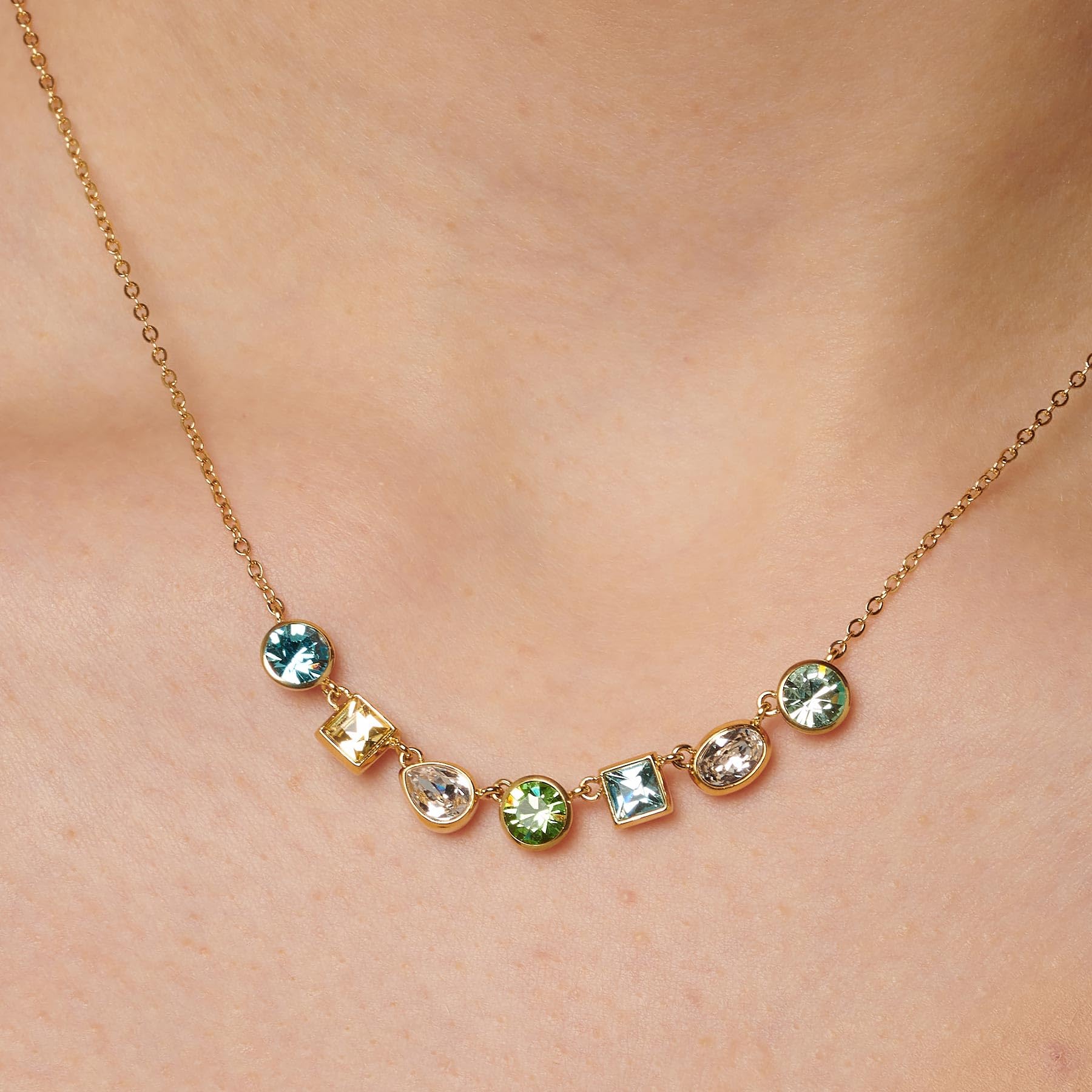 Brosway Collana Donna, Collana in Acciaio e Cristalli | Collezione Symphonia - BYM164