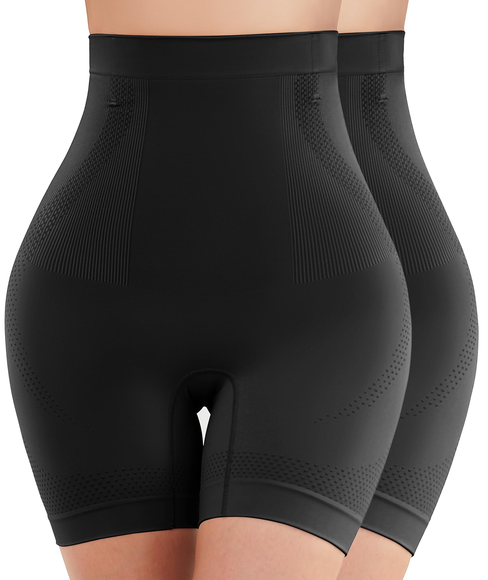 SIMIYA Bauchweg Unterhose Damen Hohe Taille Bauch Weg Shapewear Miederhose mit Bein Shaping Unterhose stark formend Miederpant Nahtlose