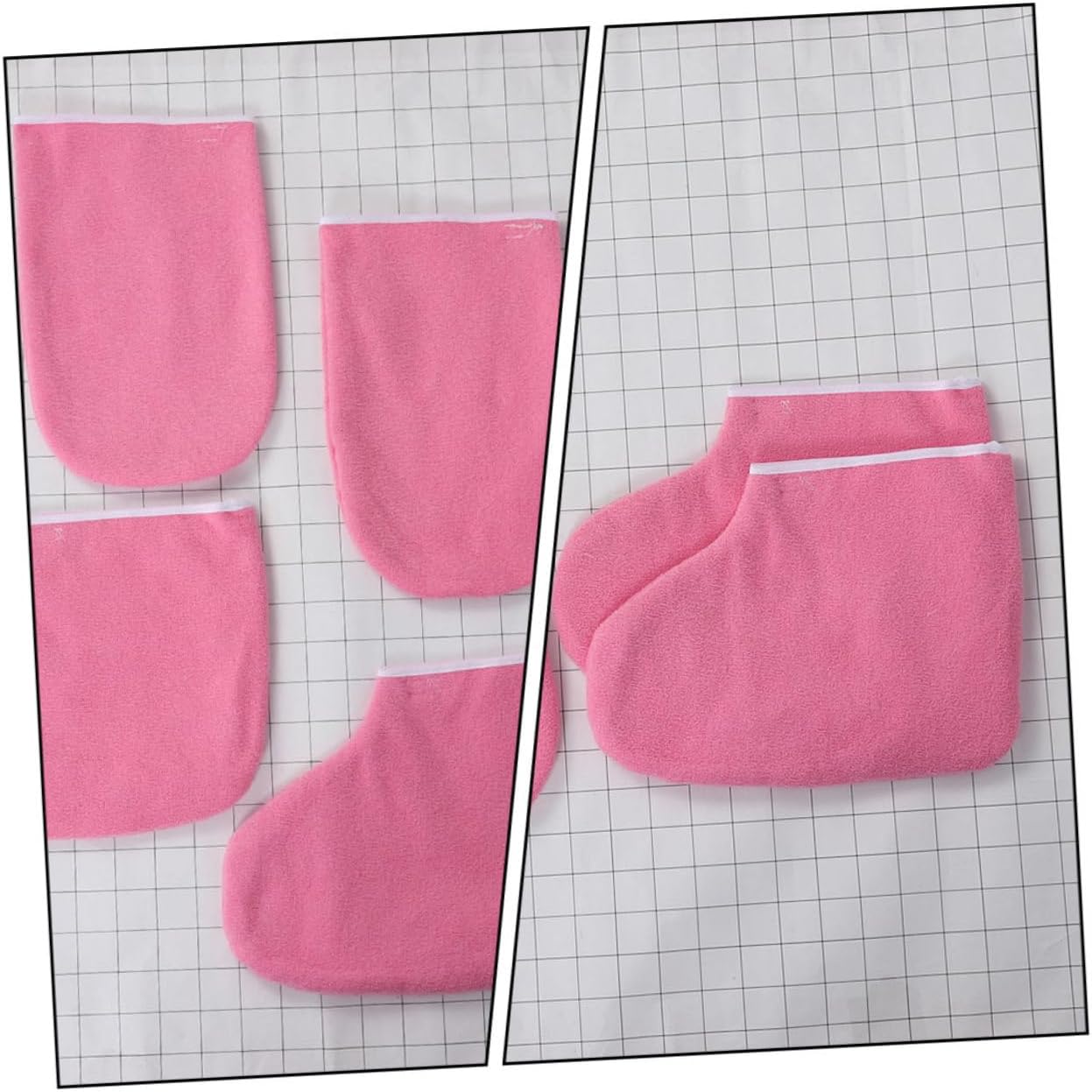 Ipetboom 2sets Paraffin Hand and Foot Therapy of Wax Heat Preservation Covers for Moisturizing for Hydrating and Exfoliating Dry Skin