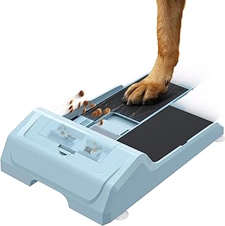 WOWOOF PET Dog Scratch Board for Nails - 2 in 1 Dog Scratch Pad with Treats Box, Double Non-Slip Design Dog Nail Scratch Board, Dog Scratcher for Small and Large Dogs - 2 Sandpapers Included