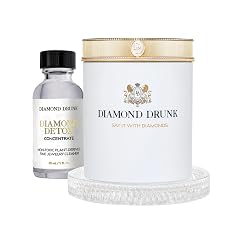 Diamond Drunk The Starter Collections - Non-Toxic Fine Jewelry Cleaning Kit for Diamond Gold Platinum Rings More -