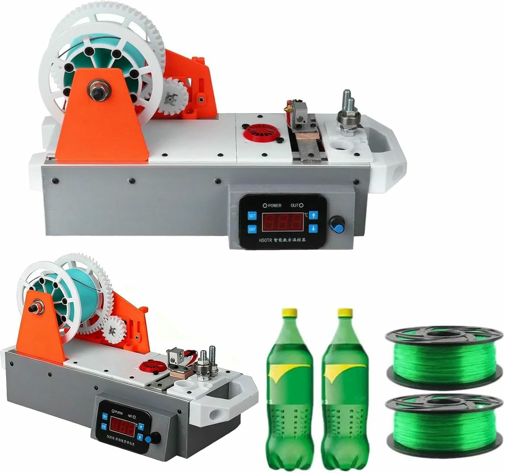 Extrudeuse de filament imprimante 3D PET appareil recyclage plastique atelier et classe