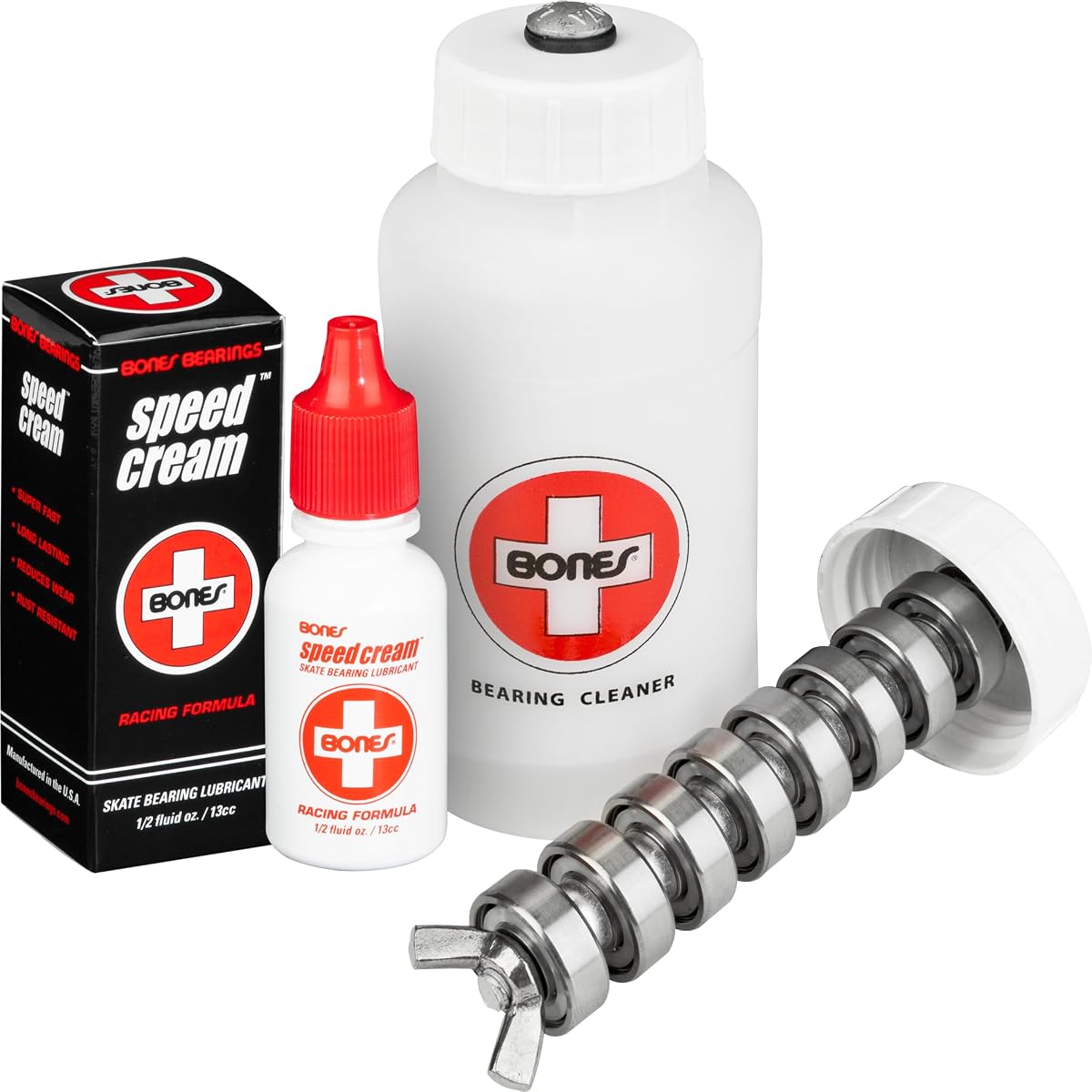 Bearings Speed Cream and Bearing Cleaning Unit Bundle