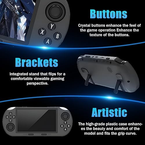 Miniatura 5 de SF3000 Retro Gaming Console 64G, consola de videojuegos portátil precargada 20000+ juegos retro 14+ emuladores, pantalla IPS HD de 4.5 pulgadas,
