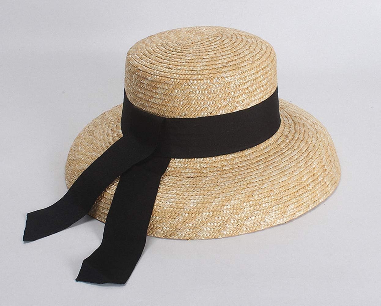 Women's Wide Brim Braided Sun Hat UPF 50+ Sun Protection Floppy Summer Beach Cap Straw Hat